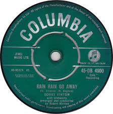 Bobby Vinton - Rain Rain Go Away / Over And Over (7", Single)