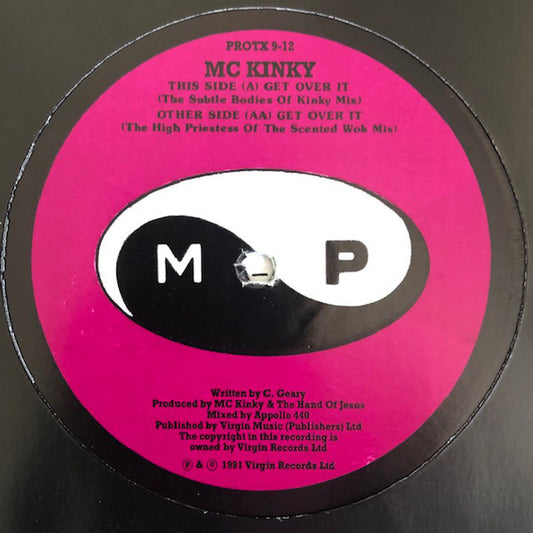 MC Kinky - Get Over It (Remix) (12", W/Lbl)