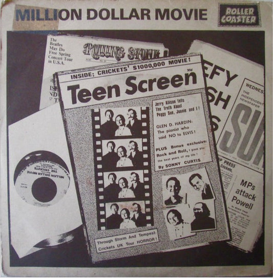 The Crickets (2) / Sonny Curtis - Million Dollar Movie (7", EP, Mono)