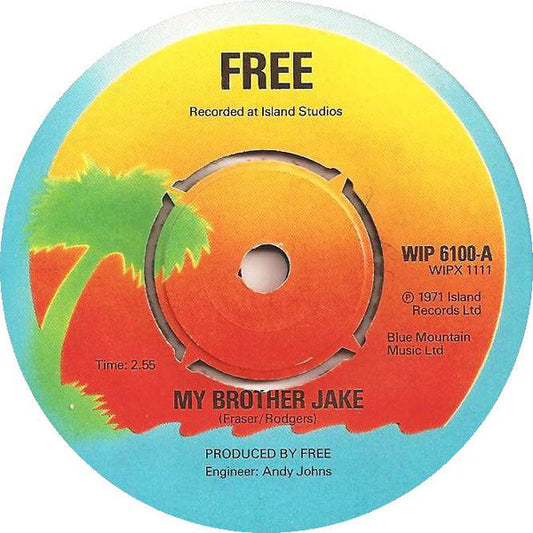 Free - My Brother Jake (7", Pus)