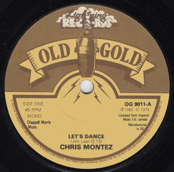 Chris Montez / Lonnie Mack - Let's Dance / Memphis (7", Single, Mono, RP, Lab)