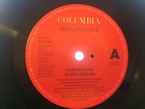 Clivillés & Cole - A Deeper Love (7", Single, sol)