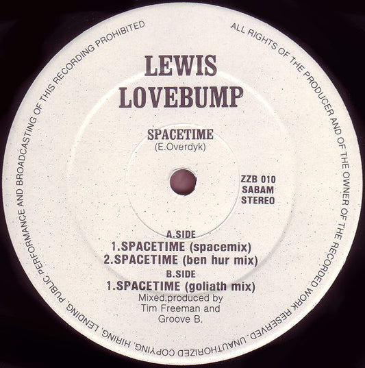 Lewis Lovebump - Spacetime (12")