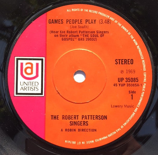 The Robert Patterson Singers - Games People Play (7