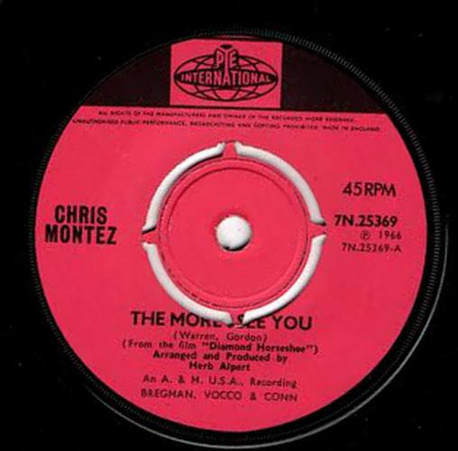 Chris Montez - The More I See You (7", Single)