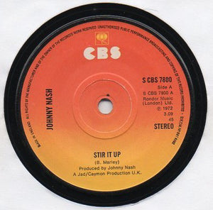 Johnny Nash - Stir It Up / Cream Puff (7", Single, RE)
