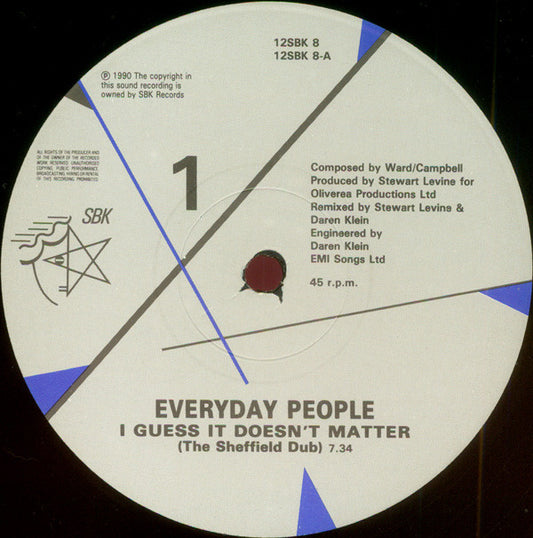 Everyday People (5) - I Guess It Doesn't Matter (12")