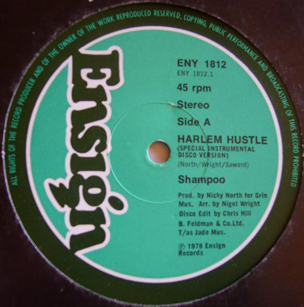 Shampoo (3) - Harlem Hustle (12", Single)