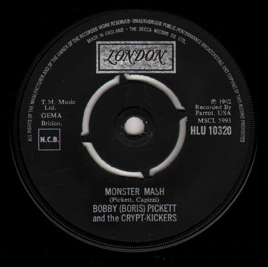 Bobby (Boris) Pickett And The Crypt-Kickers - Monster Mash (7", Single, Mono, RE)