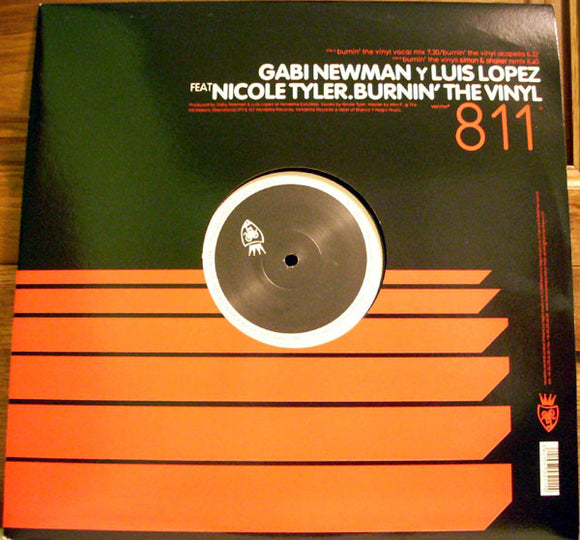 Gabi Newman Y Luis Lopez Feat. Nicole Tyler - Burnin' The Vinyl (12