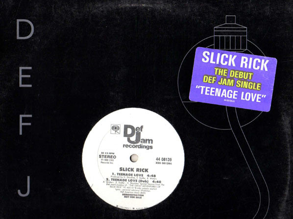 Slick Rick - Teenage Love (12", Promo)