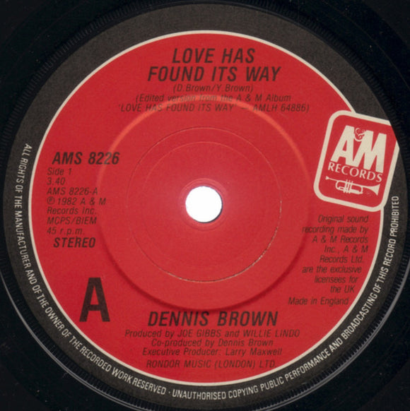 Dennis Brown - Love Has Found Its Way (7