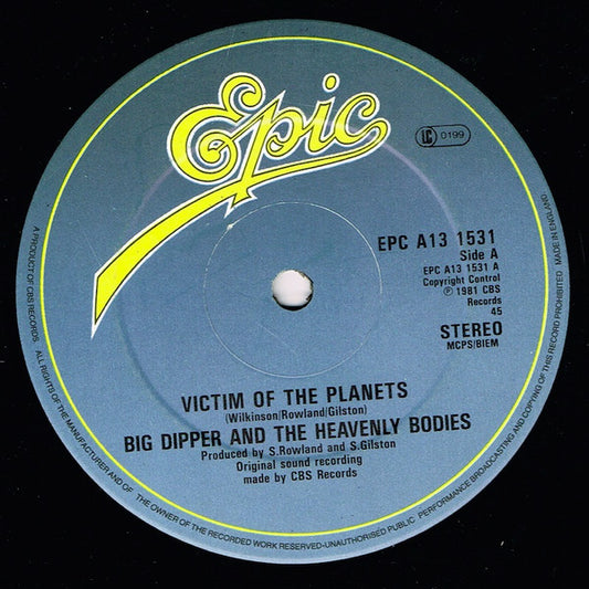 Big Dipper And The Heavenly Bodies - Victim Of The Planets (12")