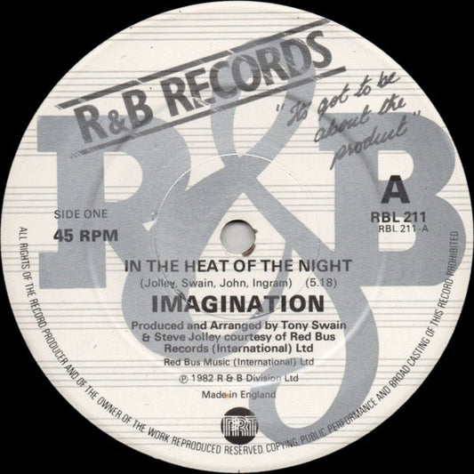 Imagination - In The Heat Of The Night (12")