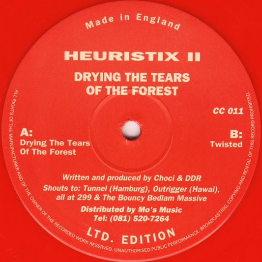 Heuristix II* - Drying The Tears Of The Forest (12", Ltd, Red)