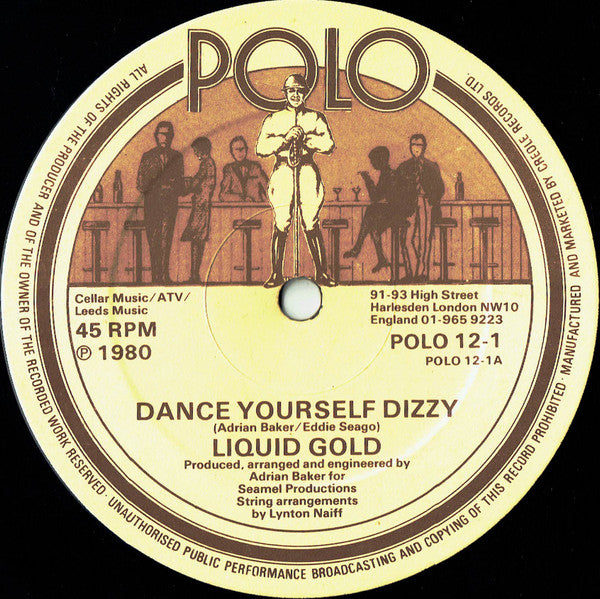 Liquid Gold - Dance Yourself Dizzy (12", Single, Ltd, Cre)